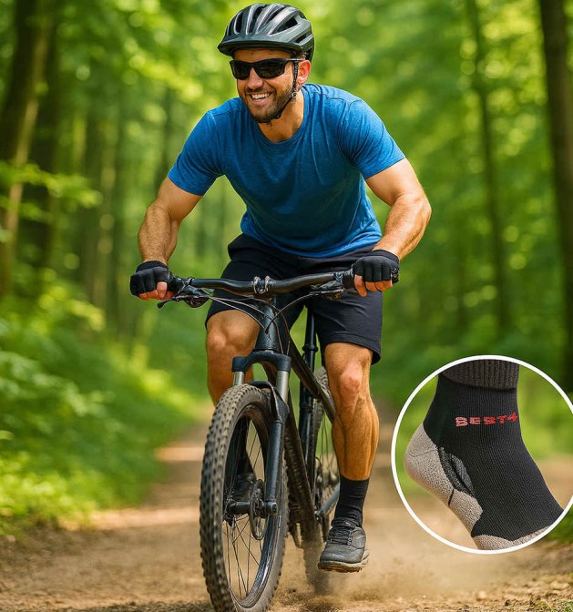 Best4Feet Sportsokken met zilvergaren